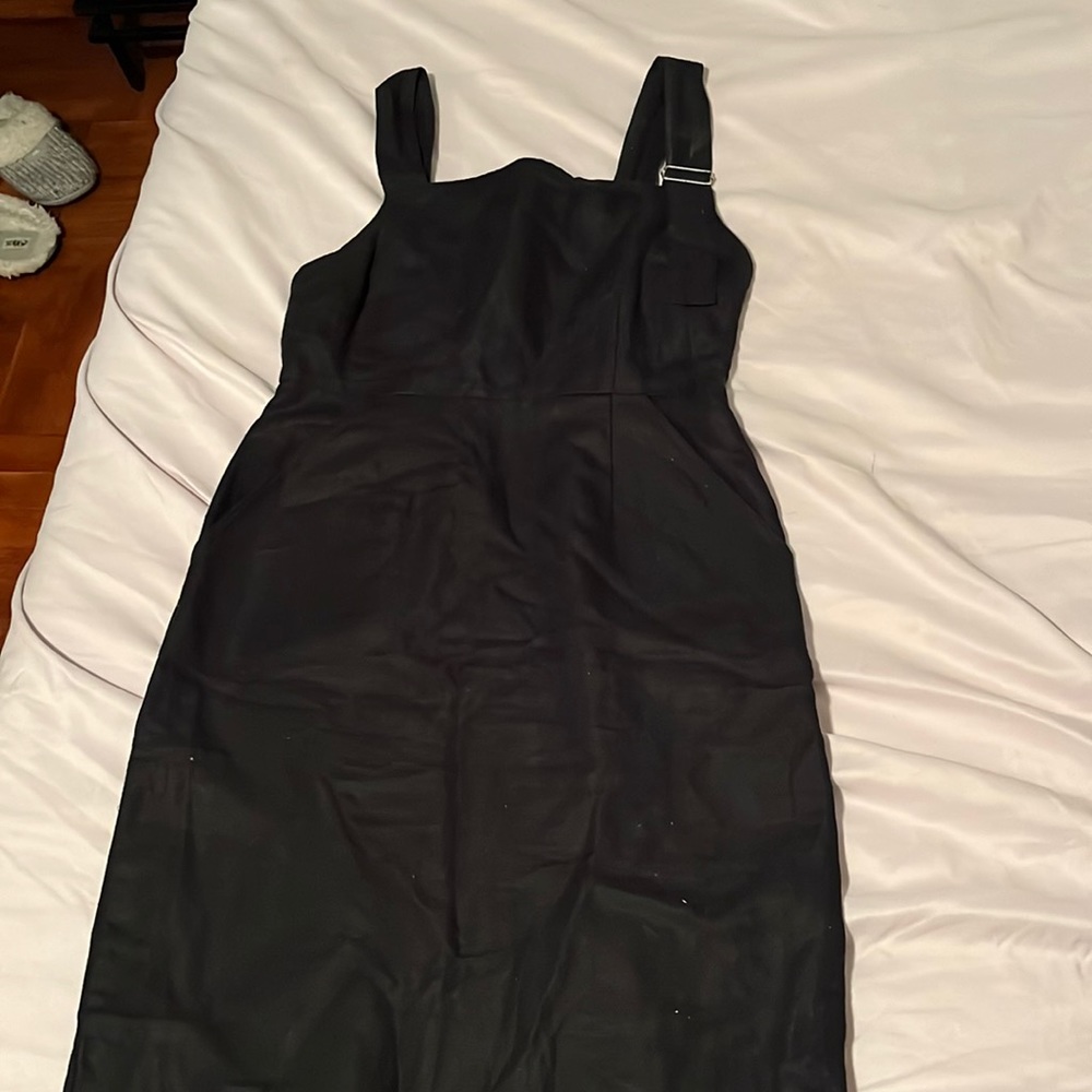 Avec les Filles Black Dress with slit in the back